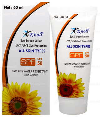 Knoll Spf 50 Sun Screen Lotion 60Ml